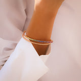 BRACELET RIVIERE RAINBOW 5 CT