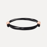BRACELET ALBANU POIL ELEPHANT MULTI BRUN OR ROSE