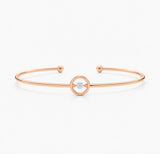 BRACELET JONC BRIO OR ROSE