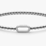 BRACELET EASY OVAL OR BLANC