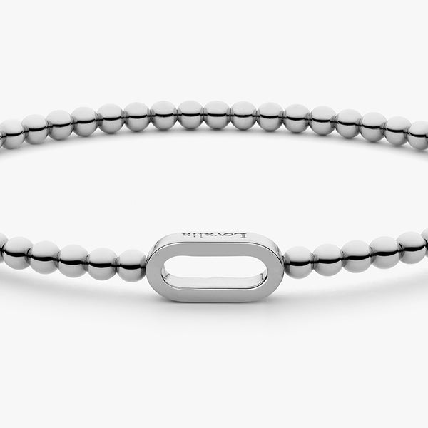 BRACELET EASY OVAL OR BLANC