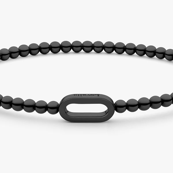 BRACELET EASY OVAL OR NOIR