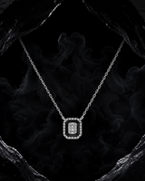COLLIER ART DECO ONYX ET DIAMANT