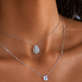 COLLIER ONDINE POIRE DIAMANTS