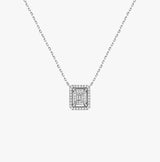COLLIER PROMISE OR BLANC