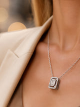 COLLIER PROMISE OR BLANC