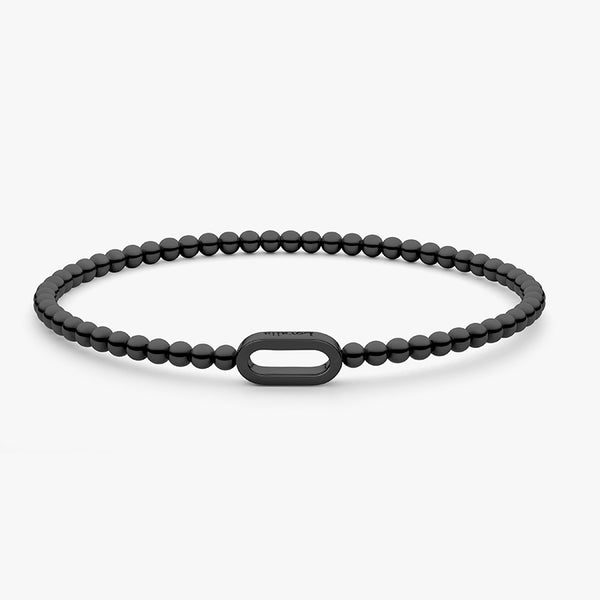 BRACELET EASY OVAL OR NOIR