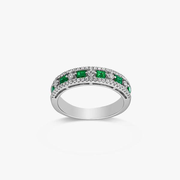 BAGUE LADY GREEN