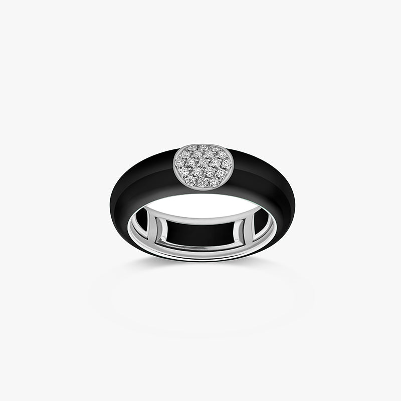 BAGUE ECLIPSE LAQUE NOIRE