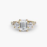 Three-Stone with Pavé Band 3