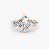 Three-Stone with Pavé Band 3