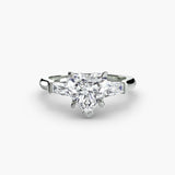 Three-Stone Ring (Baguette Side Stones)