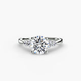 Solitaire with Shoulder Accents 2