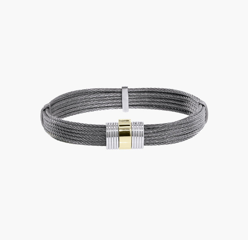 bracelet Albanu multi cable fermoir Or jaune